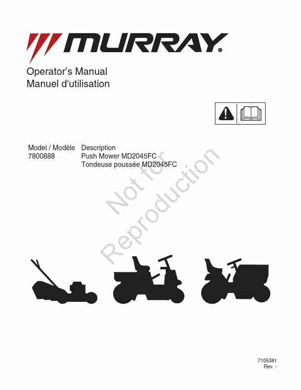 Murray Lawn Mower MD2045FC-page_pdf
